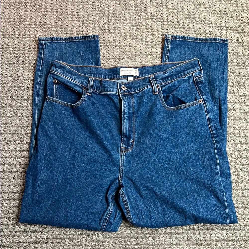 Abercrombie & Fitch High Rise Blue Jeans